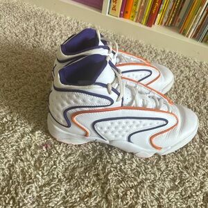 Purple and orange Jordan’s